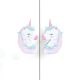 Handcrafted Acacia Wood Magic Mane Unicorn Handle Pair